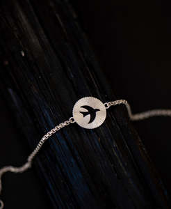 Moonbird Bracelet - 925 Sterling Silver