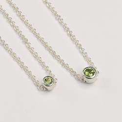 Necklaces: Silver Floating Pendant Necklace