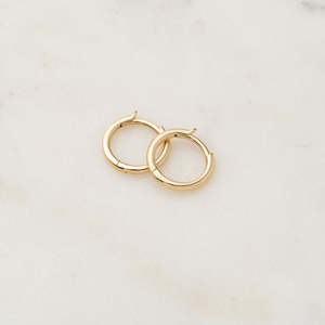 Earrings: Mini Huggies