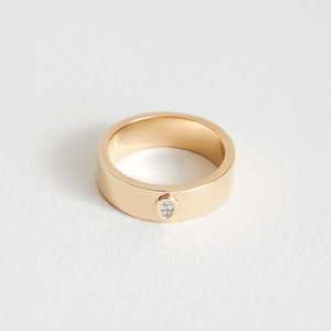 Diamond Cigar Ring