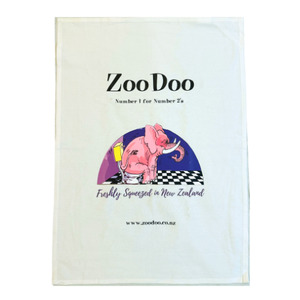 Auckland/ Tāmaki Makaurau: ZooDoo Novelty Tea Towel – Elephant