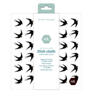 Eco Dishcloth – Black Swallow
