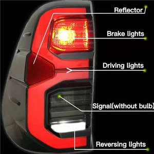 Toyota Hilux 2015 2018 Revo: LED Taillight - Suitable for Toyota Hilux 2015-2023