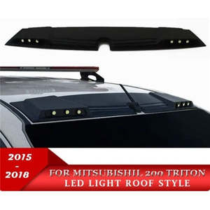 Mtriton 2015 2018 Mq: Front Roof Cover with LED - Suitable for Mitsubishi Triton 2015-2018