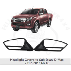 D Max 2012 2019: Headlight Cover - Suitable for Isuzu D-Max 2012-2015