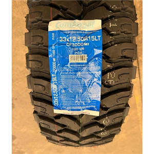 Mud Tyres: 33x12.5R15 108Q 6PR MT – Comforser New Tyre | 4WD / Ute | Mud-Terrain