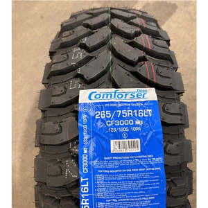 Mud Tyres: 265/75R16 123/120Q 10PR MT – Comforser New Tyre | 4WD / Ute | Mud-Terrain