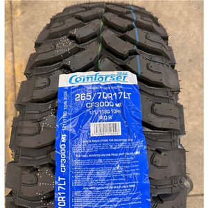 Mud Tyres: 265/70R17 121/118Q 10PR MT – Comforser New Tyre | 4WD / Ute | Mud-Terrain