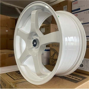 Alloy Wheels: 18x8 Alloy Mag Wheels 5x112 White – Set of 4 – VW Audi Mercedes Rims