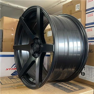 Alloy Wheels: 17x8.5 Alloy Wheels 5x100 ET33 Matt Black – Set of 4