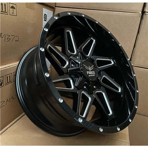Alloy Wheels: 20x10 ET-24 6x139.7 Gloss Black Off-Road Wheels Ranger Hilux Navara – Set of 4