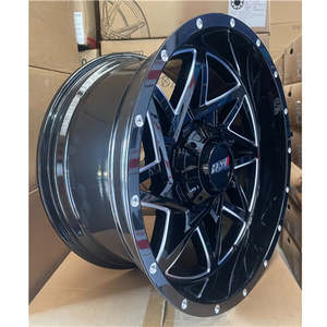 Alloy Wheels: 20x10 Ford F150 Wheels ET-12 6x135 / 6x139.7 Black Set of 4