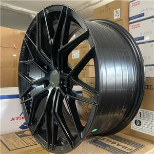 All Wheels: 19x8.5 5x114.3 Matt Black Multi-Spoke Alloy Mag Wheels ET38 – Set of 4