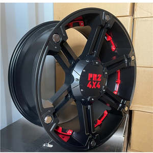 22 Inch Wheels: 22x10 ET10 6x139.7 Satin Black PRZ 4x4 Wheels Ranger Hilux Dmax – Set of 4
