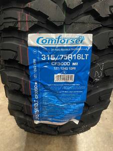 Mud Tyres: Comforser CF3000 MT LT315/75R16 127/124Q 10PR Mud Terrain Tyre