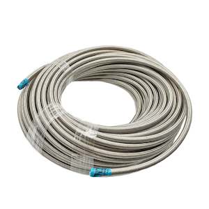 Hose: 200 Series PTFE (Teflon) Hose - Stainless Steel Braid