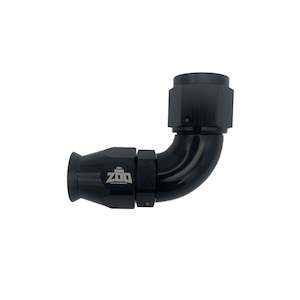 Teflon Fittings: 200 Series PTFE 90 Deg Hose Ends (Teflon)