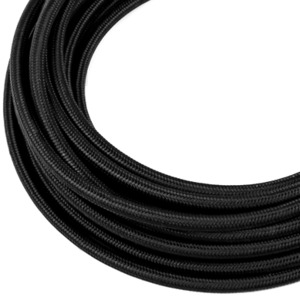 Fittings: 100 Series -12AN Black Nylon Braided Cutter Hose
