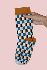 Products: Accessories Women's & Men's Plaid Cotton Socks - Zoozies