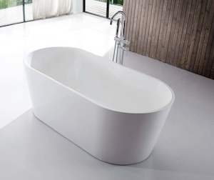 Products: Oval Bath - White(1700mm) - M109-1700 - Z.R.J Bathroom & Kitchen