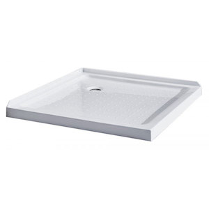 GF90-DS-Corner - Square Shower Tray - Rear Corner Waste - 900x900 - Z.R.J Bathro&hellip;