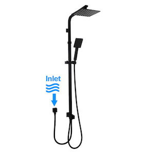 Rain Shower Set - Matt Black- RS-3375-B - Z.R.J Bathroom & Kitchen