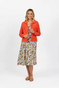 Vassalli Linen Jacket | Punch