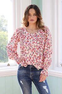 Augustine Charlo By Kelly Coe: Charlo Shay Top