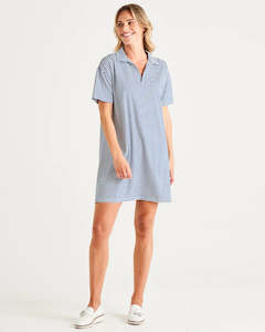 Betty Basics Deana Polo Dress | PERSIAN STRIPE