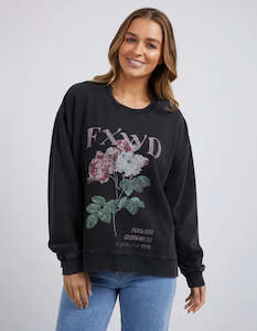 Foxwood: Foxwood ROSA CREW | WASHED BLACK
