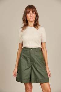 ISLE OF MINE Lucille Bermuda Short - Olive