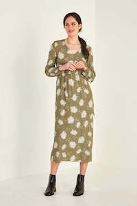 Lemon Tree: Lemon Tree Sandra Dress Sage Print