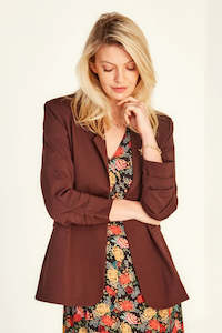 Lemon Tree: Lemon Tree Julie Jacket | Chocolate