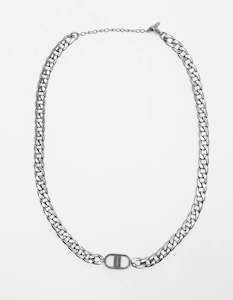 Stella Gemma: Stella + Gemma Silver Chain with Reversed Link Detail