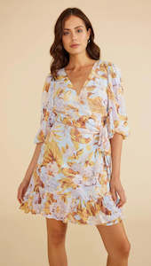 Sale: Mink Pink HARLOW MINI DRESS - SKY BLUE