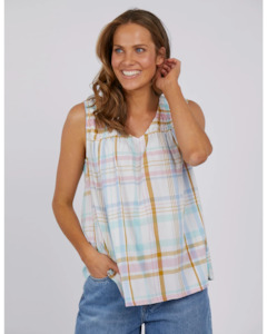 Sale: elm GRETA CHECK TOP