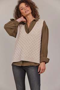 eb&ive Naviva Vest | Oat