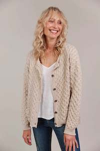 Eb Ive: eb&ive Naviva Cardigan | Oat