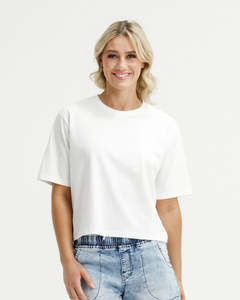 Tops: Home-Lee Becky Tee - White