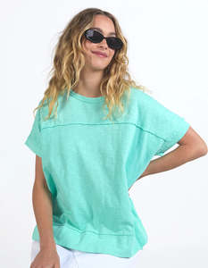 Tops: Foxwood Allison Tee Neon Mint
