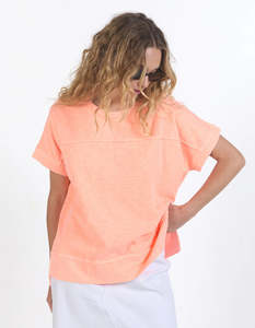 Tops: Foxwood Allison Tee Neon Peach