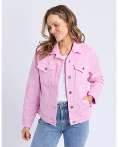 Elm TILLY DENIM JACKET | DUSK PINK