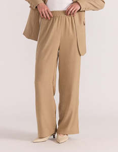 Pants Leggings: Staple the Label BROMLEY RELAXED PANTS | Camel