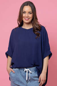 Augustine Charlo By Kelly Coe: Charlo Lola Swing Top Navy