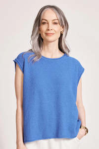 Eb & Ive Artemis Sleeveless Knit Top | Aegean
