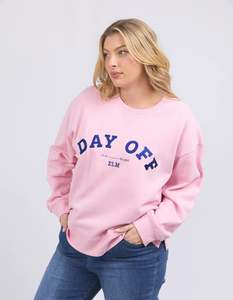 ELM Day Off Crew Soft Pink