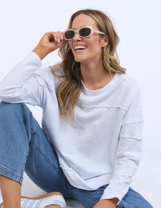 Foxwood Jayne Throw On Top White