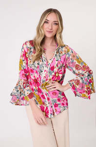 Lemon Tree Contessa Top Garden Print