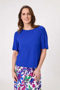Lemon Tree Bettina Top Cobalt