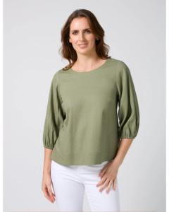Stella + Gemma Ursula Blouse - Sage